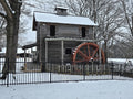 Winter Serenity at Cannonsburgh Grist Mill Canvas Print